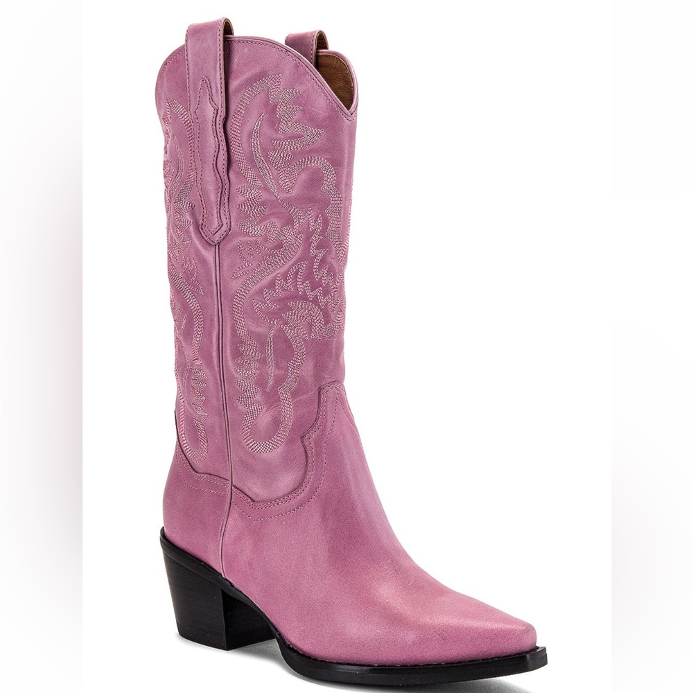 Pink cowgirl boots. Brand new never been worn, gorgeous pink!